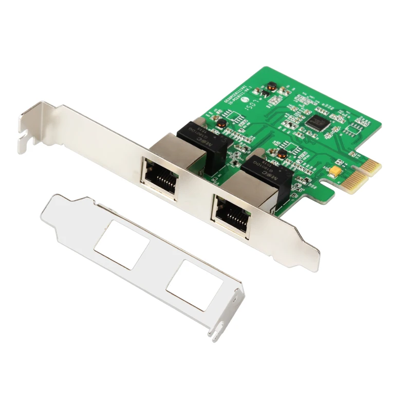 BTBcoin Network Cards Network Adapter PCI-Express Dual Gigabit Ethernet Controller Card RTL8111 Chipset with Low Profile Bracket
BTBcoin Network Cards Network Adapter PCI-Express Dual Gigabit Ethernet Controller Card RTL8111 Chipset with Low Profile Bracket