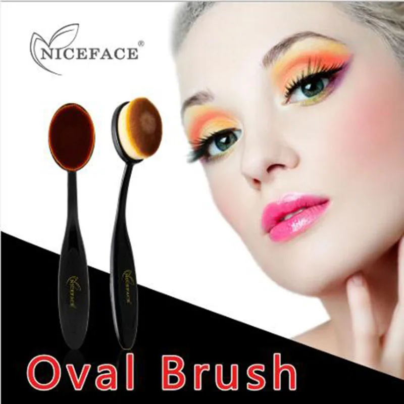 

NICEFACE No. 3 Multi-function Toothbrush Type Foundation Bb Cream Makeup Brush Does Not Eat Powder Beauty