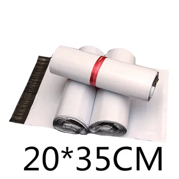 White Plastic Poly Mailer Mailing Bags Superior Cushioning Strong Shockproof Courier Shipping Envelope Bags 20*35CM
White Plastic Poly Mailer Mailing Bags Superior Cushioning Strong Shockproof Courier Shipping Envelope Bags 20*35CM