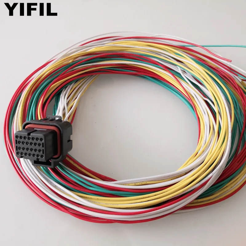 26 Pin/Way ECU Auto Computer Connector Oil Gas Electrical Plug With Cable Wire Pigtail For Tyco AMP 3-1437290-7 3-1437290-8
26 Pin/Way ECU Auto Computer Connector Oil Gas Electrical Plug With Cable Wire Pigtail For Tyco AMP 3-1437290-7 3-1437290-8
