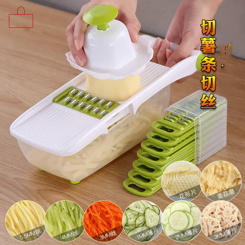 5 Blades Vegetable Peeler Carrot Grater With Container Multifunctional Mandoline Slicer Vegetables Cutter with slicer LO1113521
5 Blades Vegetable Peeler Carrot Grater With Container Multifunctional Mandoline Slicer Vegetables Cutter with slicer LO1113521