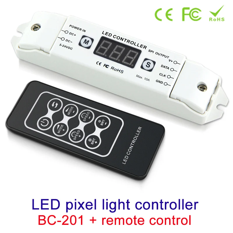 Светодиодный контроллер полосы Pixel SPI RGB RGBW диммер цифровой адресуемый контроль