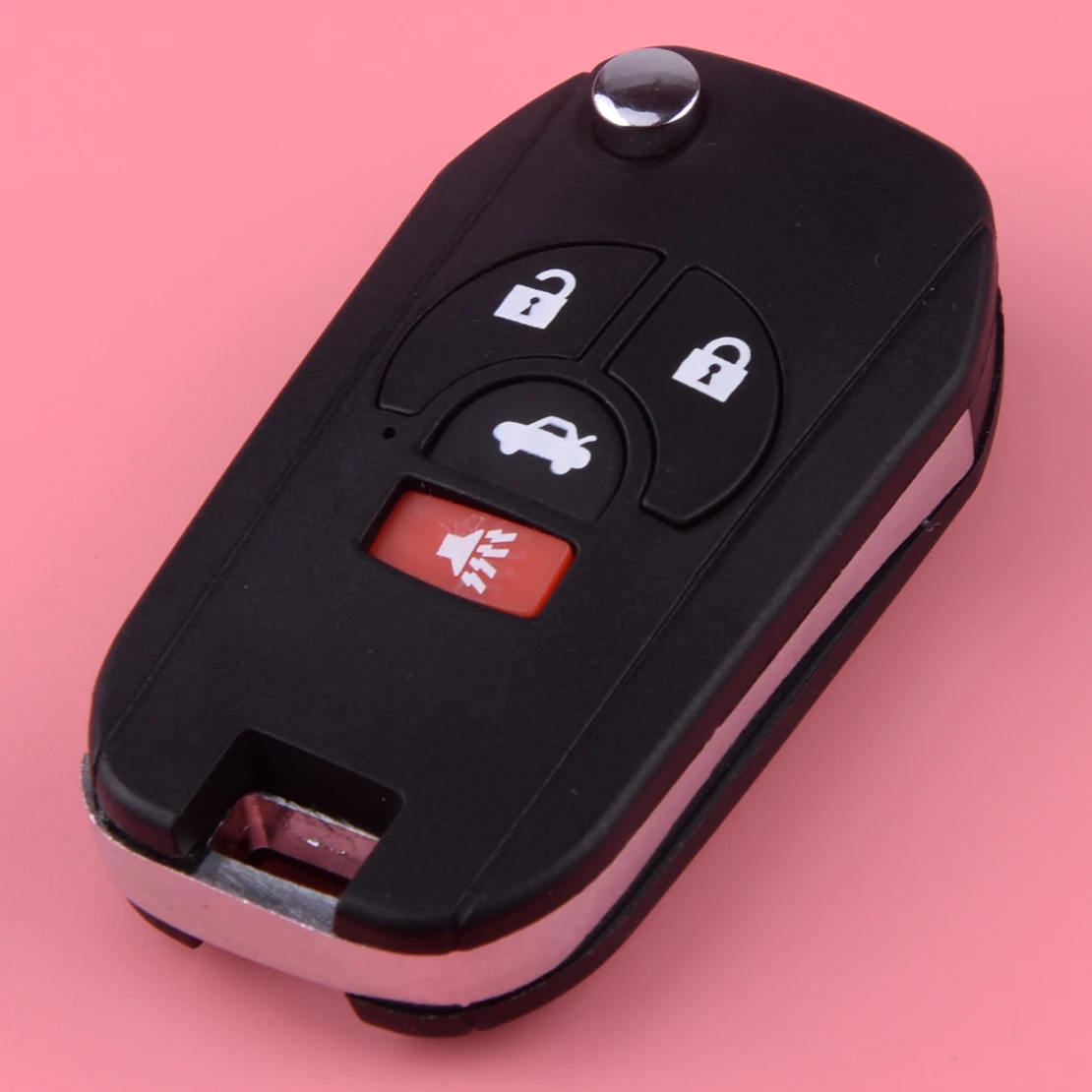 DWCX 4 Buttons Uncut Blade Flip Remote Car Key Shell Case Fob fit for Nissan Maxima Altima Sentra Versa
DWCX 4 Buttons Uncut Blade Flip Remote Car Key Shell Case Fob fit for Nissan Maxima Altima Sentra Versa