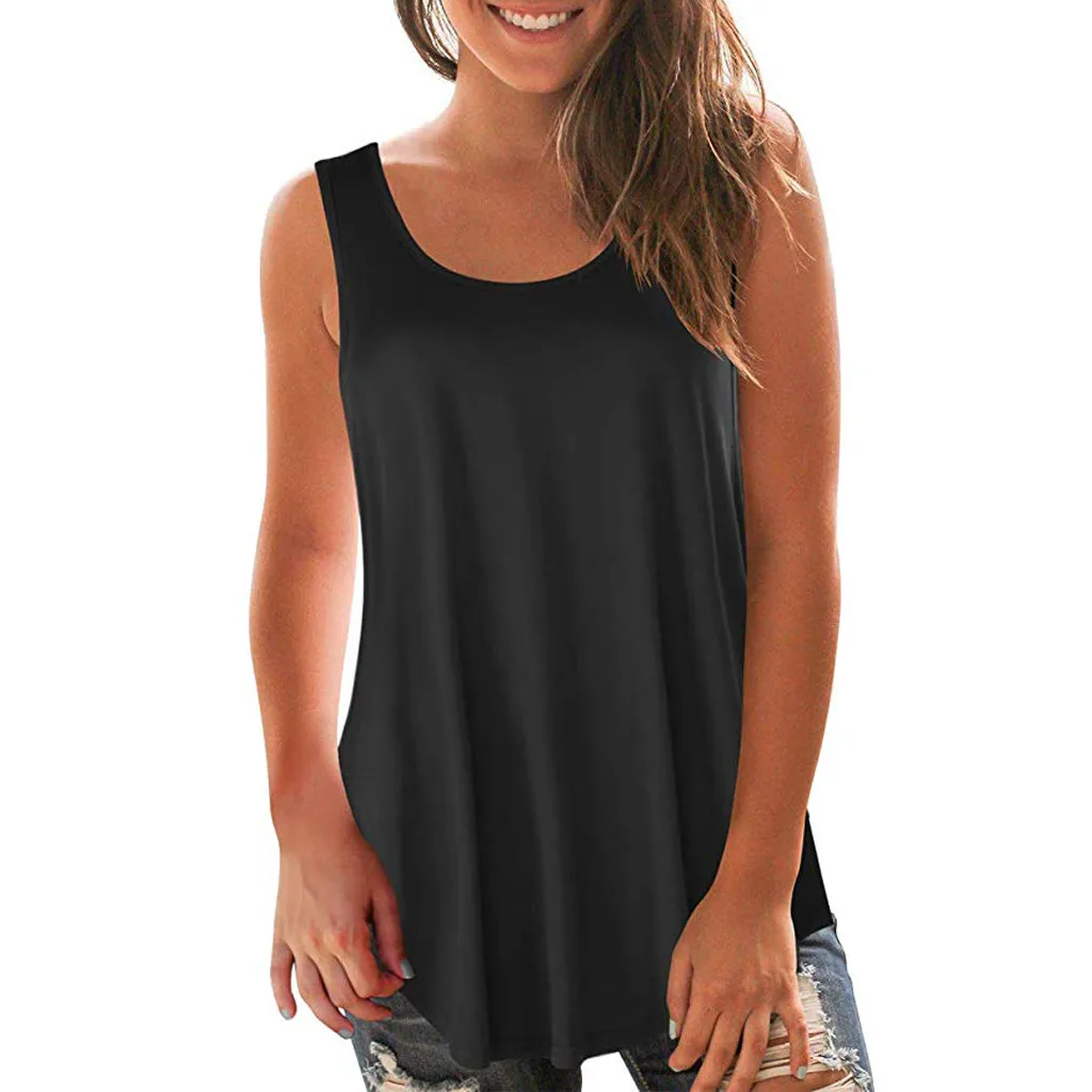 Womens Tops And Blouses Women clothes 2019 Women Summer Round Neck Sleeveless Shirt Casual Tunic Tops Blouse blusas femininas
Womens Tops And Blouses Women clothes 2019 Women Summer Round Neck Sleeveless Shirt Casual Tunic Tops Blouse blusas femininas