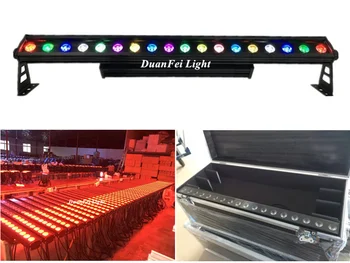 With flycase 4pcs Waterproof color run flow effect 18x18W RGBWAUV 6 IN 1 pixel Outdoor Matrix led wall washer light
With flycase 4pcs Waterproof color run flow effect 18x18W RGBWAUV 6 IN 1 pixel Outdoor Matrix led wall washer light
