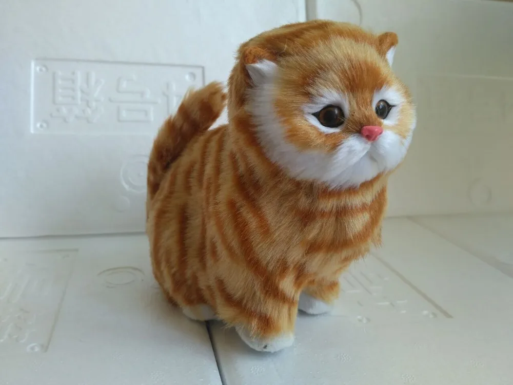 14x8x15cm yellow cat model miaow sounds cat polyethylene&furs handicraft Miniatures decoration toy gift a2309
14x8x15cm yellow cat model miaow sounds cat polyethylene&furs handicraft Miniatures decoration toy gift a2309