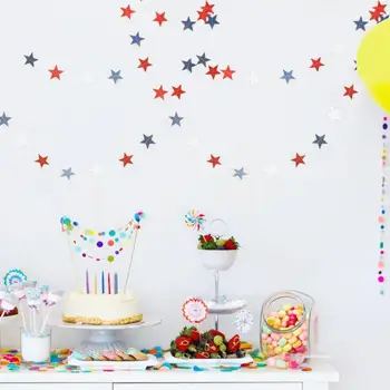 Kids DIY Arts Crafts Paper Garland Stars Shape Hanging Banners Bunting Children Handmade Decoration Birthday Wedding Party Flag
Kids DIY Arts Crafts Paper Garland Stars Shape Hanging Banners Bunting Children Handmade Decoration Birthday Wedding Party Flag