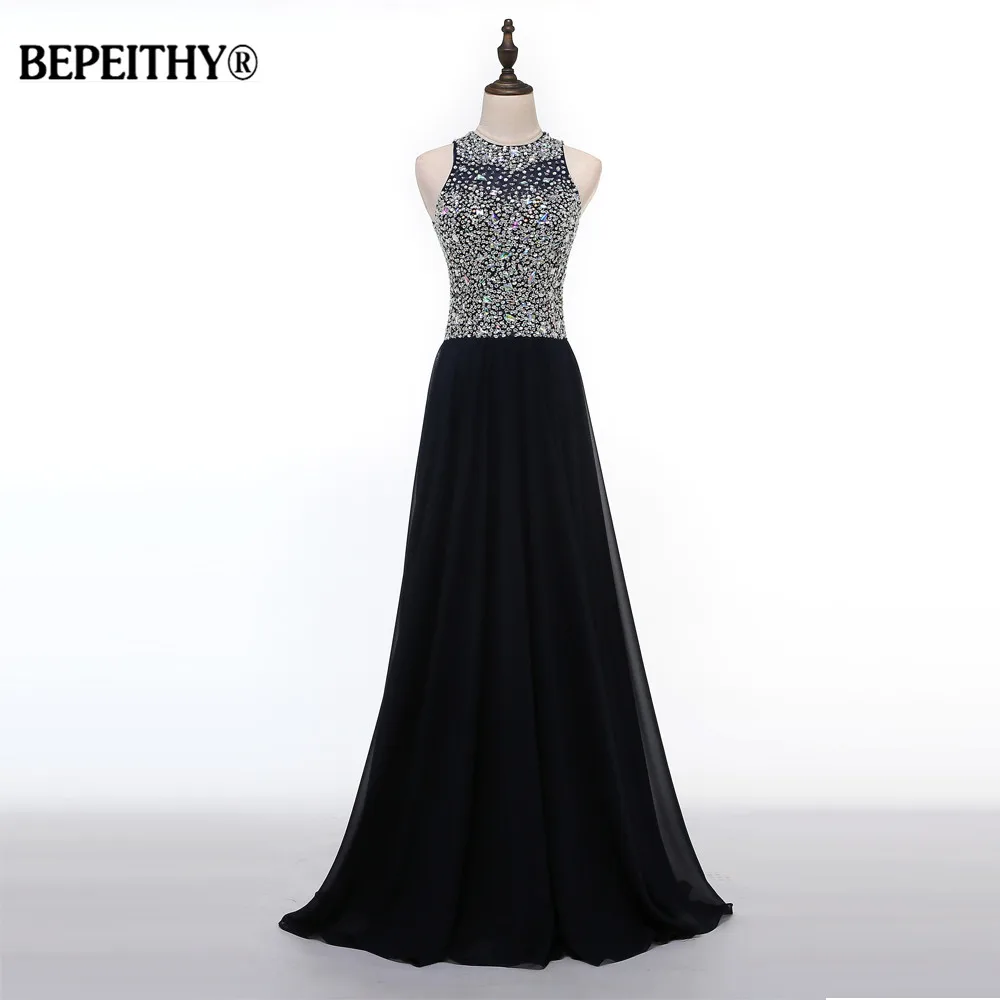 Charming A Line Black Long Evening Dress Beadings Crystal Bodice Party Elegant Vestido De Festa New Arrival Prom Gowns
Charming A Line Black Long Evening Dress Beadings Crystal Bodice Party Elegant Vestido De Festa New Arrival Prom Gowns