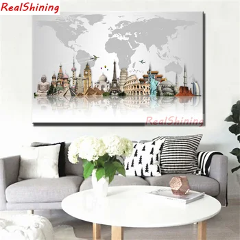 5D Diy Diamond Painting Cross Stitch full Square Diamond Embroidery City building world map picture for room Decor H1668
5D Diy Diamond Painting Cross Stitch full Square Diamond Embroidery City building world map picture for room Decor H1668