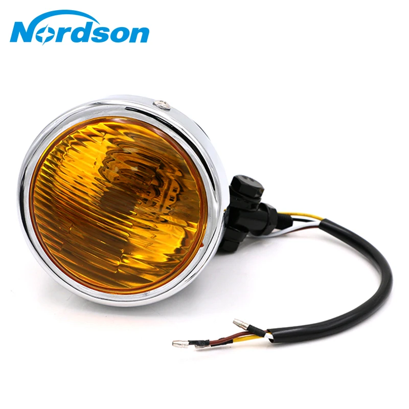 Nordson Motorcycle Headlight 12V Motocross Head Light Lamp For Harley Chopper Bobber Cafe Racer
Nordson Motorcycle Headlight 12V Motocross Head Light Lamp For Harley Chopper Bobber Cafe Racer