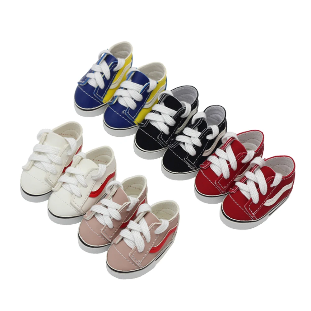 1Pair Mini dolls shoes For 14.5" wellies dolls as for 20cm EXO dolls sandle Canvas sneakers shoes 5.5*2.8cm
1Pair Mini dolls shoes For 14.5" wellies dolls as for 20cm EXO dolls sandle Canvas sneakers shoes 5.5*2.8cm