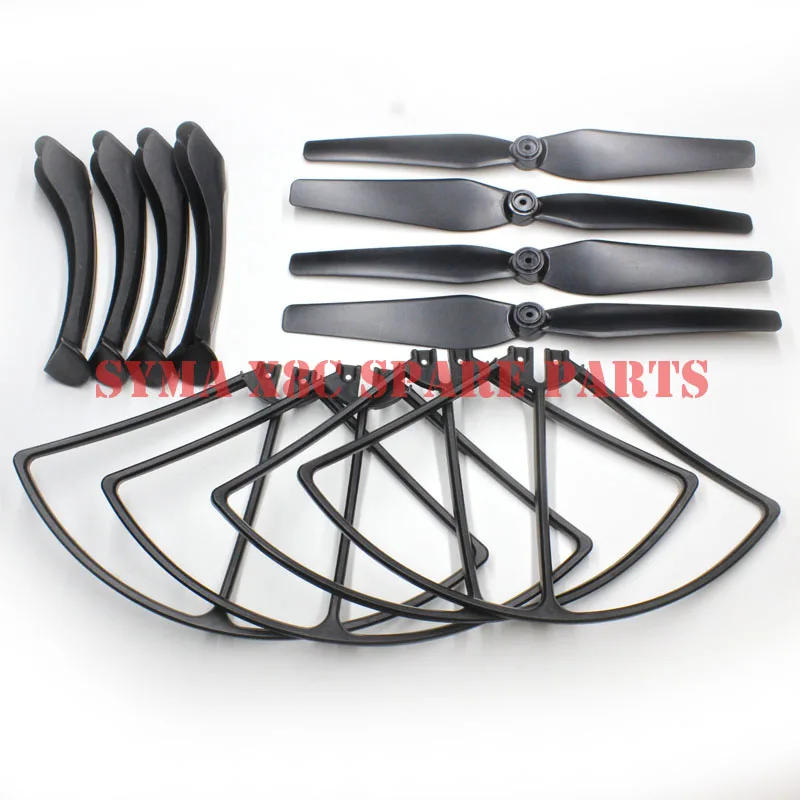 for syma x8HC x8HW X8HG X8G X8C X8 X8W spare parts Propeller Guard Protector Blade Frame Cover main blades landing skid set
for syma x8HC x8HW X8HG X8G X8C X8 X8W spare parts Propeller Guard Protector Blade Frame Cover main blades landing skid set