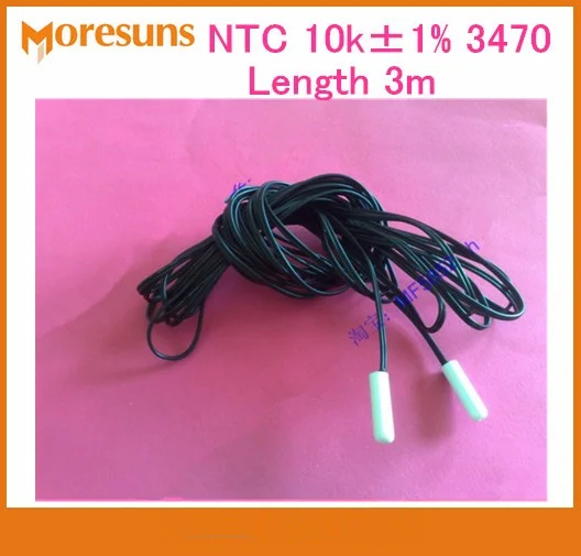 Fast Free Ship 50pcs/lot NTC 10k 1% 3470 White ABS Plastic Shell 7*25mm,Length 3m NTC Temperature Sensor
Fast Free Ship 50pcs/lot NTC 10k 1% 3470 White ABS Plastic Shell 7*25mm,Length 3m NTC Temperature Sensor