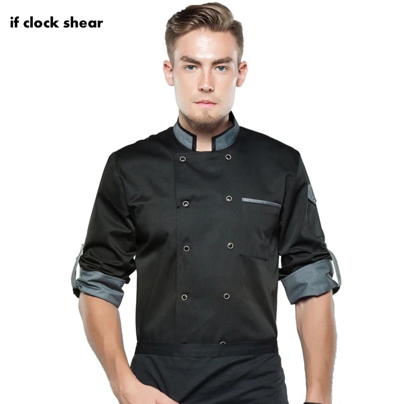 Long Sleeve Food Service Chef Tops High Quality Workwear Clothes Master Cook Restaurant Hotel BBQ Kitchen Chef Uniform 2019 new
Long Sleeve Food Service Chef Tops High Quality Workwear Clothes Master Cook Restaurant Hotel BBQ Kitchen Chef Uniform 2019 new