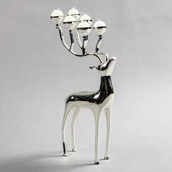 Fashion Home Decoration Crafts Wedding Centerpieces Silver Deer Candlesticks Candle Holders Wedding Candelabra Free Shipping
Fashion Home Decoration Crafts Wedding Centerpieces Silver Deer Candlesticks Candle Holders Wedding Candelabra Free Shipping