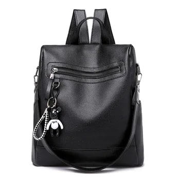 2020 New Fashion Women Blackshoulder Ladies Totes School Book Bag Black Bag Big Capacity Knapsack PU Leather Rucksack
2020 New Fashion Women Blackshoulder Ladies Totes School Book Bag Black Bag Big Capacity Knapsack PU Leather Rucksack
