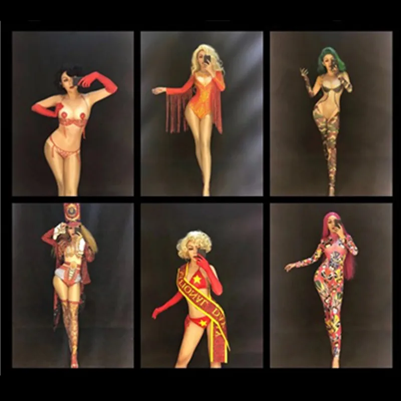 ZD337 Women Sexy Jumpsuit & Bodysuit China National Day Series 3D Printed Sparkling Crystals Nightclub Party Performance Bling
ZD337 Women Sexy Jumpsuit & Bodysuit China National Day Series 3D Printed Sparkling Crystals Nightclub Party Performance Bling