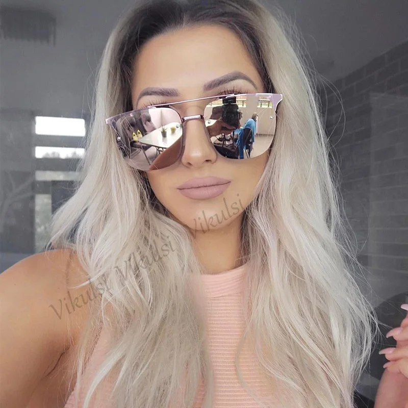 2017 Brand Designer Mirror Rose Gold Cat Eye Sunglasses Women Metal Frame UV400 Point Sun Glasses Flat Lens Shades Oculos de sol
2017 Brand Designer Mirror Rose Gold Cat Eye Sunglasses Women Metal Frame UV400 Point Sun Glasses Flat Lens Shades Oculos de sol