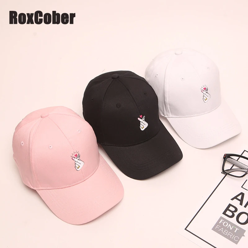 RoxCober модные парные бейсбольные кепки с вышивкой в виде сердца бейсболки