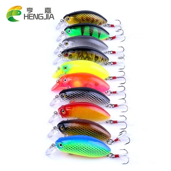 100pcs HENGJIA Brand 6cm 9.6g Crankbait Top Quality Carp Fishing Lure Fishing Tackle 10 colors Minnow Crank Fishing Bait Hook
100pcs HENGJIA Brand 6cm 9.6g Crankbait Top Quality Carp Fishing Lure Fishing Tackle 10 colors Minnow Crank Fishing Bait Hook