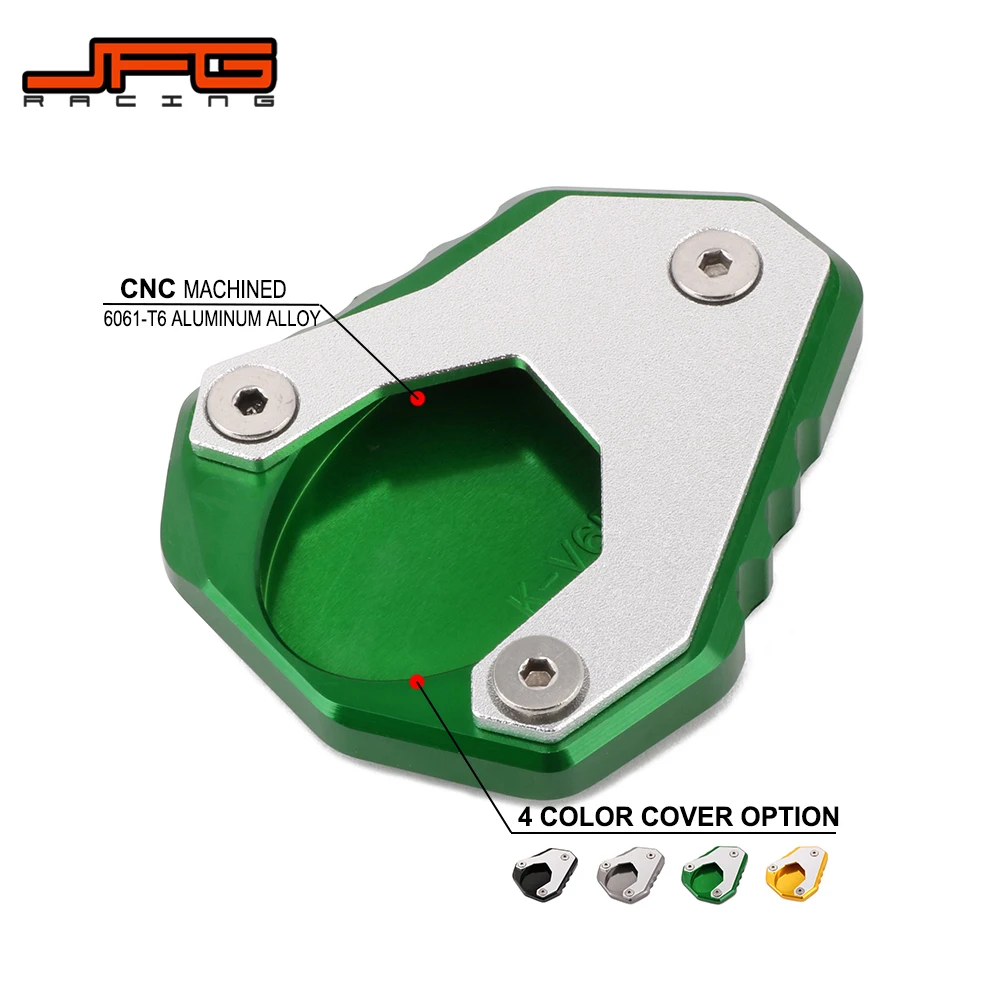 Motorcycle Aluminum Kickstand Foot Side Stand Extension Pad Support Plate For KAWASAKI Versys 650 2015 2016 2017 2018
Motorcycle Aluminum Kickstand Foot Side Stand Extension Pad Support Plate For KAWASAKI Versys 650 2015 2016 2017 2018