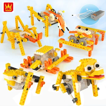 Wange Technic Electric Robotic Animal Building Blocks Creative Toys For Children DIY Education STEAM Compatible Bricks
Wange Technic Electric Robotic Animal Building Blocks Creative Toys For Children DIY Education STEAM Compatible Bricks
