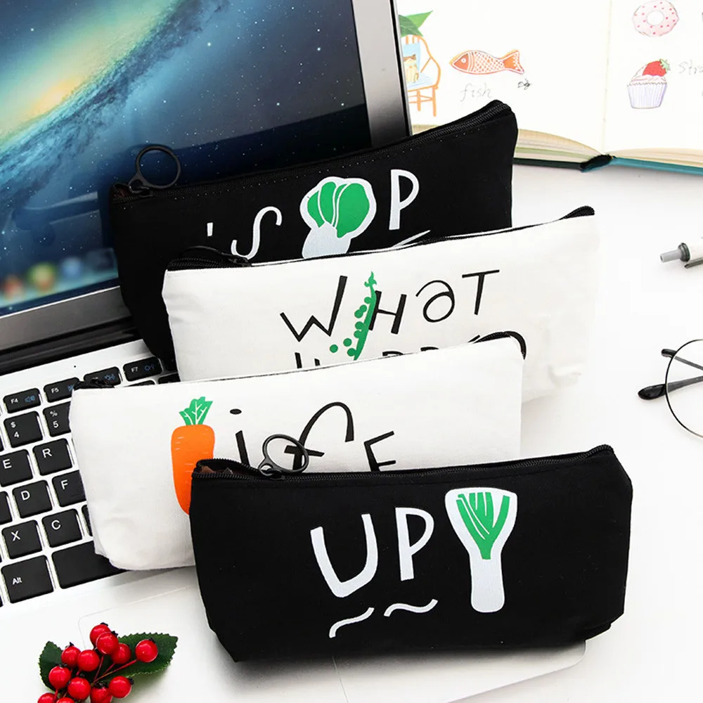 Vegetarianism Kids Gift School Pencil Pen Case Cosmetic Makeup Storage Bag Purse High Quality Housekeeping Container Organizers
Vegetarianism Kids Gift School Pencil Pen Case Cosmetic Makeup Storage Bag Purse High Quality Housekeeping Container Organizers