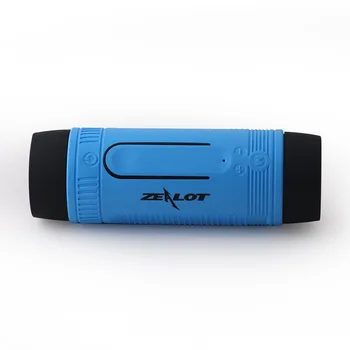 Zealot S1 Bluetooth Outdoor Bicycle Speaker Portable Subwoofer Bass Speakers 4000mAh Power Bank+LED light +Bike Mount+Carabiner
Zealot S1 Bluetooth Outdoor Bicycle Speaker Portable Subwoofer Bass Speakers 4000mAh Power Bank+LED light +Bike Mount+Carabiner