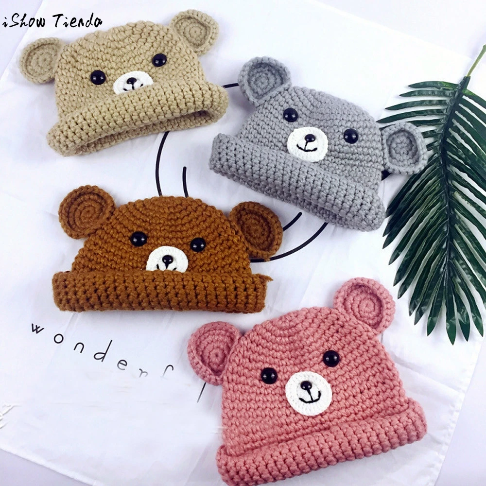 Winter Hats For Kids Cute Bear Pattern Knitting Prince Princess Cap Warm Capacete Infantil
Winter Hats For Kids Cute Bear Pattern Knitting Prince Princess Cap Warm Capacete Infantil