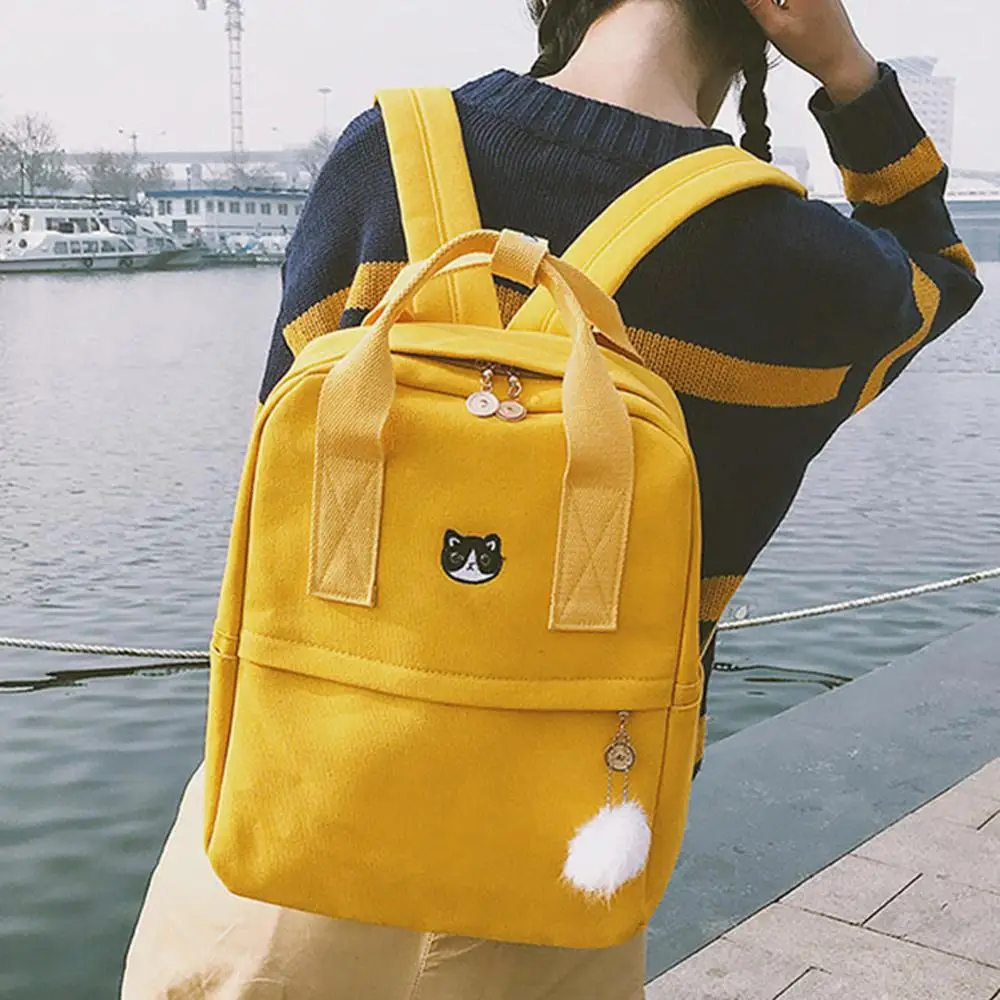 Teenagers Girls Simple Canvas Preppy Travel Backpacks Vintage Shoulder School Bookbags Female Stylish shoulder Bags For Women
Teenagers Girls Simple Canvas Preppy Travel Backpacks Vintage Shoulder School Bookbags Female Stylish shoulder Bags For Women