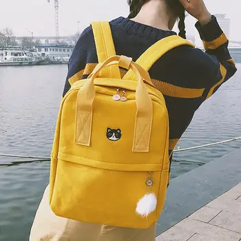 Teenagers Girls Simple Canvas Preppy Travel Backpacks Vintage Shoulder School Bookbags Female Stylish shoulder Bags For Women
Teenagers Girls Simple Canvas Preppy Travel Backpacks Vintage Shoulder School Bookbags Female Stylish shoulder Bags For Women