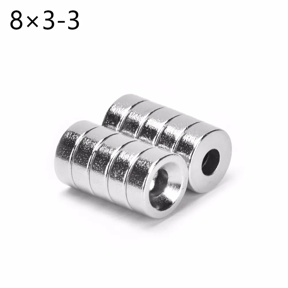 1000 pcs 8 x 3 mm Hole: 3mm N35 Super Strong Round Neodymium Countersunk Ring Magnets Rare Earth 8*3-3 Free Shipping
1000 pcs 8 x 3 mm Hole: 3mm N35 Super Strong Round Neodymium Countersunk Ring Magnets Rare Earth 8*3-3 Free Shipping