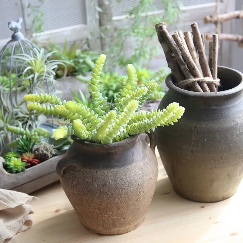 6 Heads Artificial Succulents Green Fake Plants for Garden Bonsai Desktop Plants Wedding Decoration Plant Home office Decoration
6 Heads Artificial Succulents Green Fake Plants for Garden Bonsai Desktop Plants Wedding Decoration Plant Home office Decoration