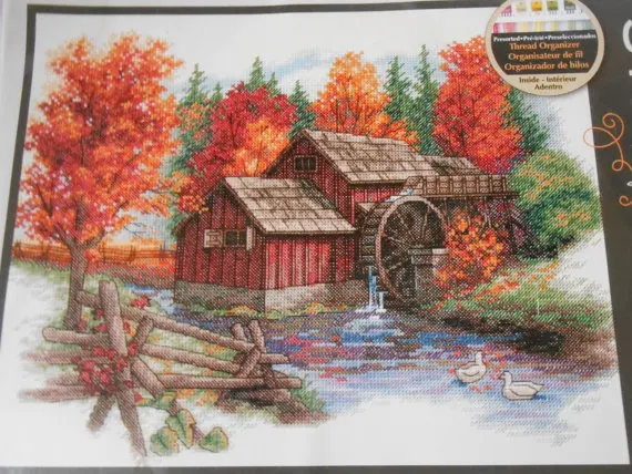 Lovely Gold Collection Counted Cross Stitch Kit Glory of Autumn Cabin Chalet Cottage dim 35199
Lovely Gold Collection Counted Cross Stitch Kit Glory of Autumn Cabin Chalet Cottage dim 35199