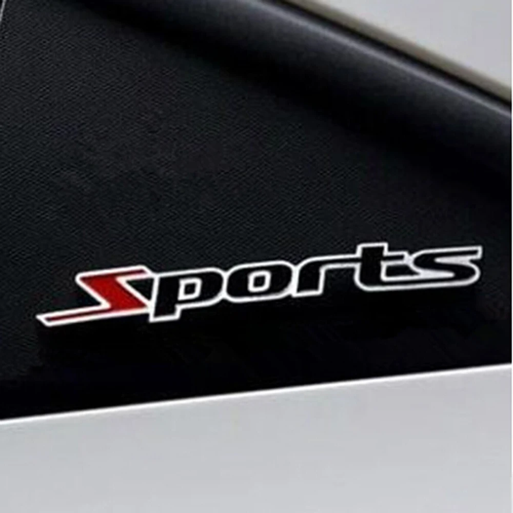 car styling 3D metal Sports stickers Accessories for c4 picasso bmw e34 e39 e90 e38 rover 75 opel corsa c mustang | Автомобили и