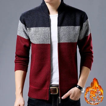 HCXY new men's autumn and winter plus velvet thick sweater coat stand collar cardigan men knit jackets male warm jacket coats
HCXY new men's autumn and winter plus velvet thick sweater coat stand collar cardigan men knit jackets male warm jacket coats