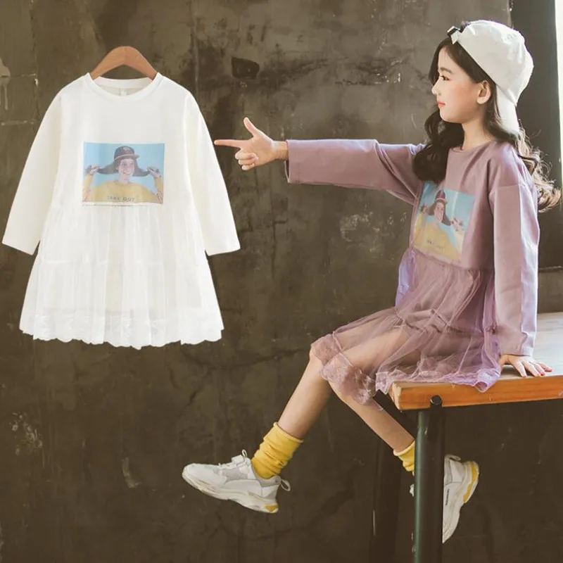 New Fashion 2019 Kids Girls Princess Dress Spring Teenage Party Long Sleeve Cartoon Net Yarn Dresses For Girls Clothes 3-16 Year
New Fashion 2019 Kids Girls Princess Dress Spring Teenage Party Long Sleeve Cartoon Net Yarn Dresses For Girls Clothes 3-16 Year