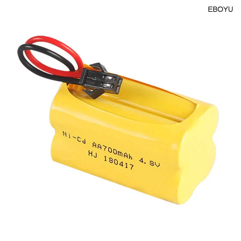 EBOYU 4,8 V 700mAh Ni-Cd AA перезаряжаемая батарея с разъемом SM 2P для радиоуправляемого автобуса RC школьный автобус F1 800 RC лодка
EBOYU 4,8 V 700mAh Ni-Cd AA перезаряжаемая батарея с разъемом SM 2P для радиоуправляемого автобуса RC школьный автобус F1 800 RC лодка