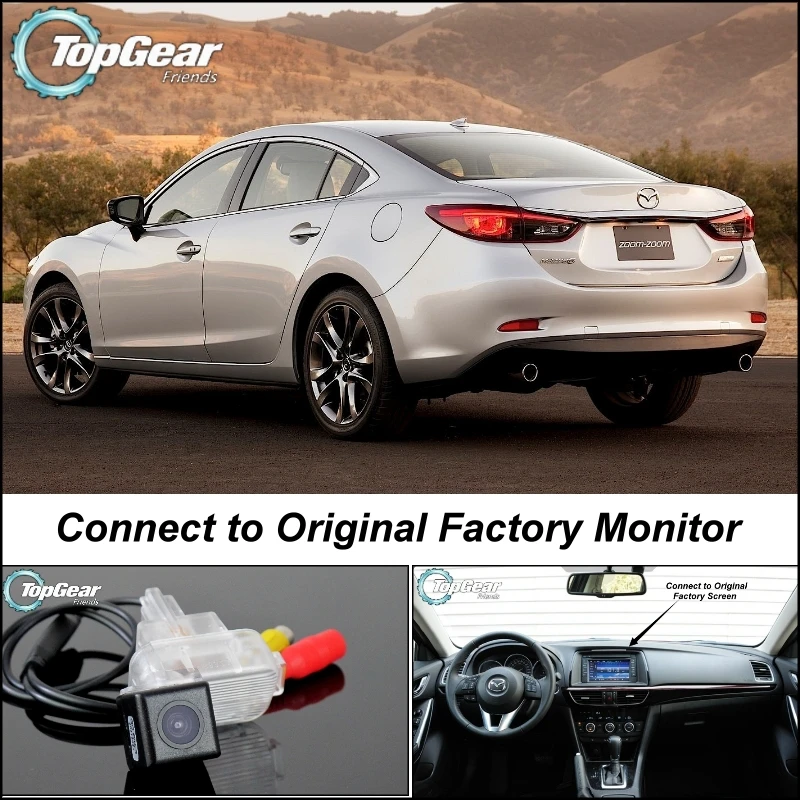 Car Camera Connect to Original Factory Screen / Monitor For Mazda 6 M6 Atenza GJ 2013 Up High Quality Rear View Back Up Camera
Car Camera Connect to Original Factory Screen / Monitor For Mazda 6 M6 Atenza GJ 2013 Up High Quality Rear View Back Up Camera