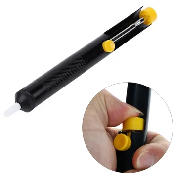 1 Pcs Aluminum Desoldering Solder Pump Portable High Efficiency Removal Vacuum Soldering Iron Sucker Pen Hand Welding Tools
1 Pcs Aluminum Desoldering Solder Pump Portable High Efficiency Removal Vacuum Soldering Iron Sucker Pen Hand Welding Tools