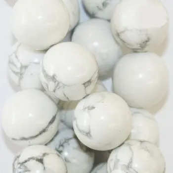 Genuine White Howlite Beads - Round 12 mm Gemstone Beads - Full Strand 15 1/2", 32 beads, AA-Quality, Item 1
Genuine White Howlite Beads - Round 12 mm Gemstone Beads - Full Strand 15 1/2", 32 beads, AA-Quality, Item 1