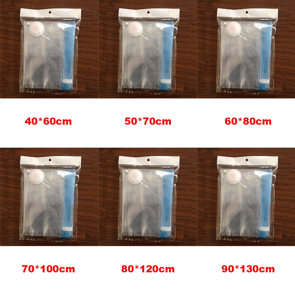 Hot Sale 6 Size Vacuum Bag Storage Bag Transparent Border Foldable Extra Large Compressed Organizer Saving Space Seal Bags
Hot Sale 6 Size Vacuum Bag Storage Bag Transparent Border Foldable Extra Large Compressed Organizer Saving Space Seal Bags