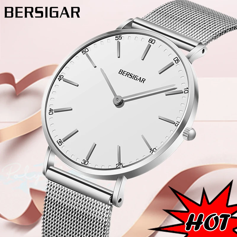 Relogio Feminino BERSIGAR Brand Ladies Watch Ultra Thin Women Watch Fashion Waterproof Clocks Casual Quartz Watch Dames kijken
Relogio Feminino BERSIGAR Brand Ladies Watch Ultra Thin Women Watch Fashion Waterproof Clocks Casual Quartz Watch Dames kijken