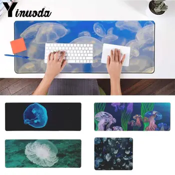 

Yinuoda Notbook Computer Mouse pad Jellyfish Gamer Speed Mice Mousepad Size for 180*220 200*250 250*290 300*900 and 400*900*2mm