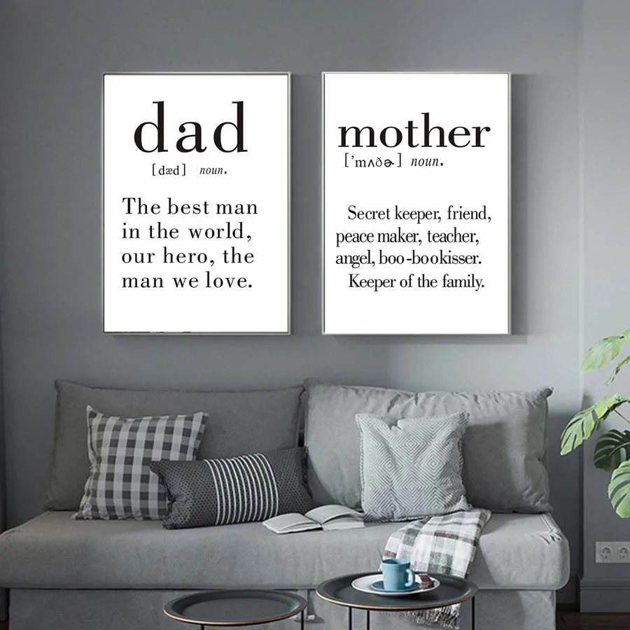 Dad Mom Sweet Life Quote Poster Print For Parents Modern Canvas Painting Minimalist Wall Picture For Bedroom Home Decor Wall Art
Dad Mom Sweet Life Quote Poster Print For Parents Modern Canvas Painting Minimalist Wall Picture For Bedroom Home Decor Wall Art