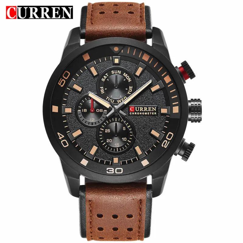 Mens Watches Curren Brand Watch Men Luxury Analog Quartz Watch Men Casual Sport Clock Waterproof Leather Wrist Relogio Masculino
Mens Watches Curren Brand Watch Men Luxury Analog Quartz Watch Men Casual Sport Clock Waterproof Leather Wrist Relogio Masculino