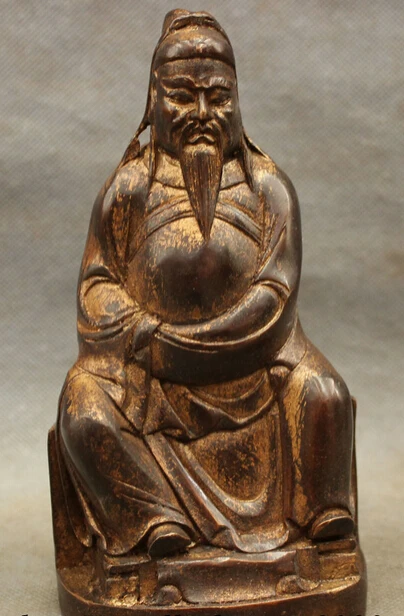 JP S0608 Chinese Bronze Folk Warrior GuanGong Guan Yu God Statue Seat Civilian Sculpture
JP S0608 Chinese Bronze Folk Warrior GuanGong Guan Yu God Statue Seat Civilian Sculpture