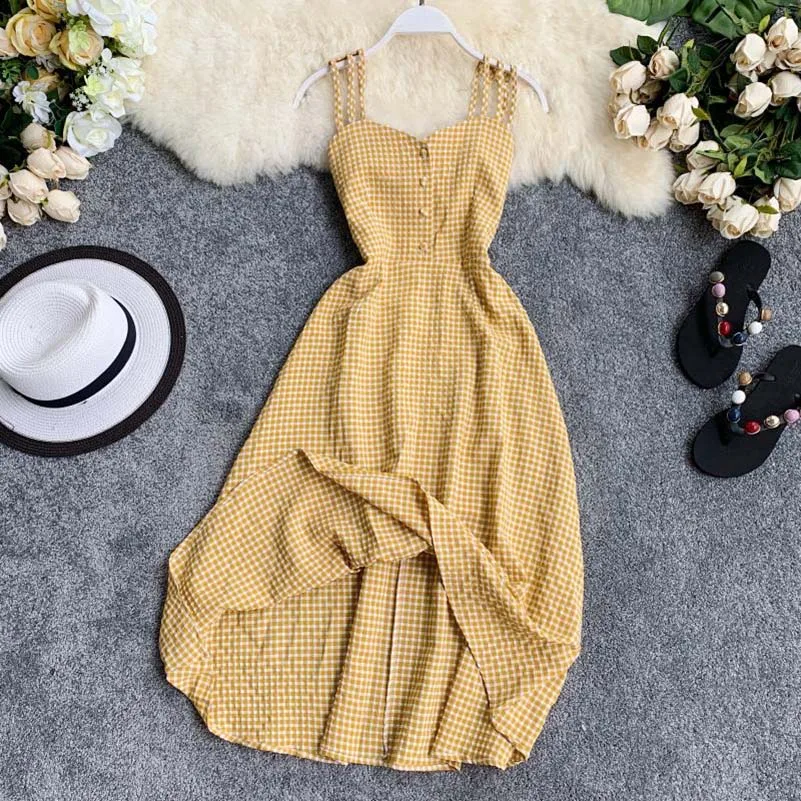 Summer Dress 2019 Fairy French Spaghetti Strap Strapless Sleeveless Sexy Dress High Waist Lattice Tube Top Elegant Vestidos new
Summer Dress 2019 Fairy French Spaghetti Strap Strapless Sleeveless Sexy Dress High Waist Lattice Tube Top Elegant Vestidos new
