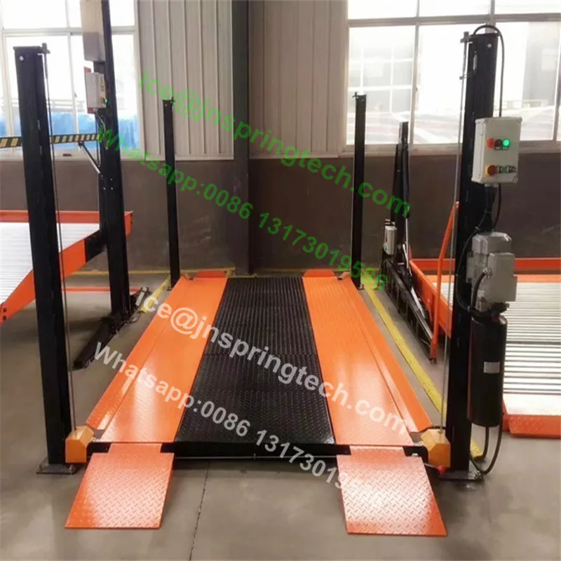 Simple and lightweight 4 post car parking lift for home garage with low price from China
Simple and lightweight 4 post car parking lift for home garage with low price from China