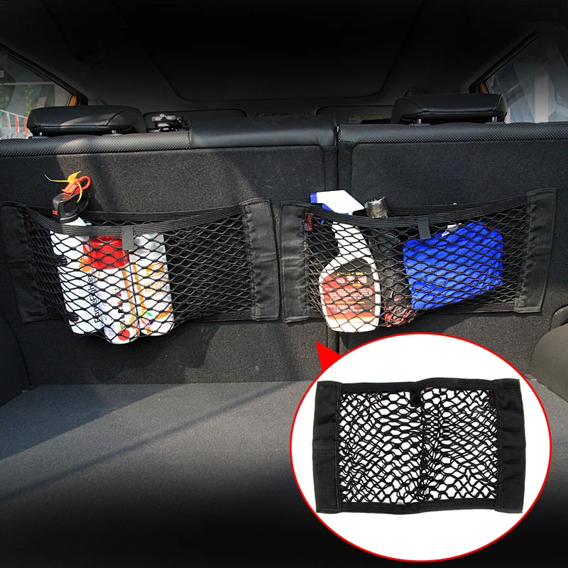 Car Styling New Car Back Rear Trunk Seat Elastic String Net Mesh Storage Bag Pocket Cage For Toyota Honda BMW Audi VW Subaru
Car Styling New Car Back Rear Trunk Seat Elastic String Net Mesh Storage Bag Pocket Cage For Toyota Honda BMW Audi VW Subaru